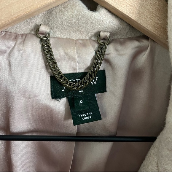 J. Crew Factory Wool Stadium Coat in Tan - Picture 4 of 6